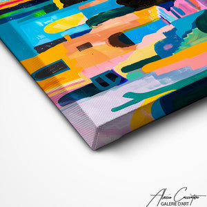 TABLEAU COLORÉ ABSTRAIT Alessio Cacciatore
