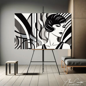 grand tableau art deco