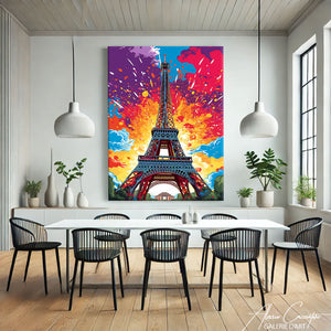 TABLEAU PARIS POP ART Alessio Cacciatore