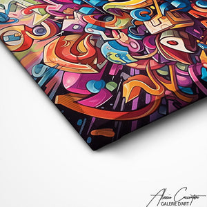 TABLEAU CARRÉ COULEUR Alessio Cacciatore