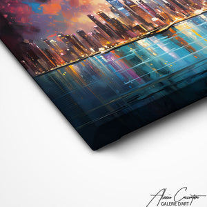 TABLEAU NEW YORK ABSTRAIT Alessio Cacciatore