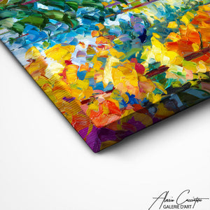 TABLEAU FORÊT ABSTRAIT AlessioCacciatore