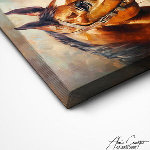 TABLEAU CHEVAL ANCIEN Alessio Cacciatore