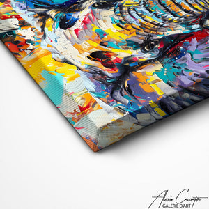 TABLEAU ÉLÉPHANT MULTICOLORE Alessio Cacciatore