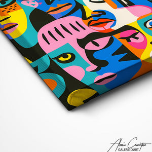 TABLEAU COLORÉ ARTISTE AlessioCacciatore