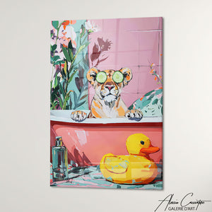 TABLEAU SALLE DE BAIN LION AlessioCacciatore