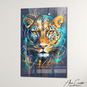 Cadre Leopard Coloré
