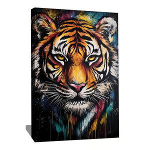 TABLEAU TIGRE ABSTRAIT