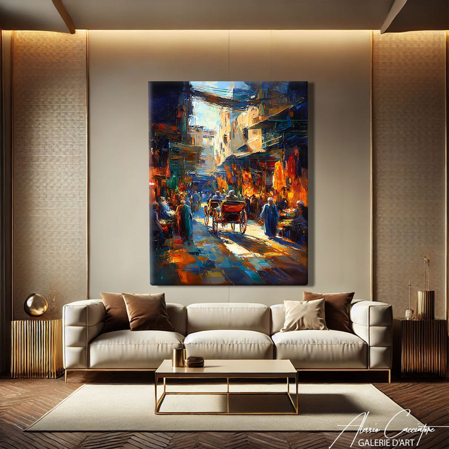 TABLEAU ABSTRAIT DECO – mise en situation