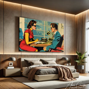 Tableau Pop Art abstrait