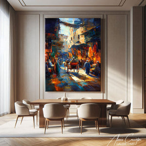 TABLEAU ABSTRAIT DECO ORIENTAL AlessioCacciatore