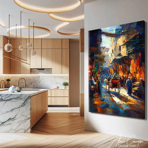 TABLEAU ABSTRAIT DECO ORIENTAL AlessioCacciatore