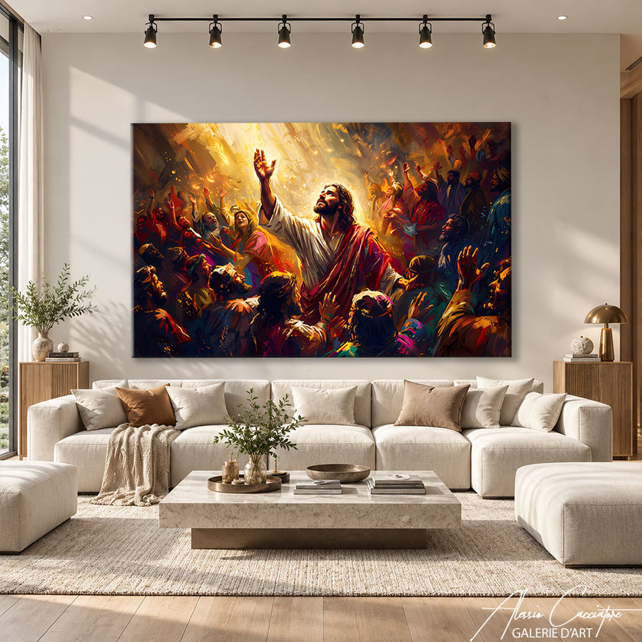 Tableau Catholique Jésus – mise en situation