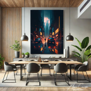 TABLEAU NEW YORK NUIT Alessio Cacciatore