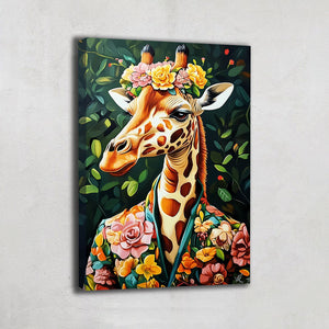 TABLEAU GIRAFE POP ART
