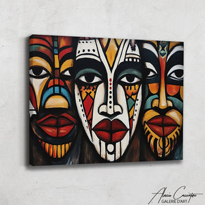 Tableau Masque Africain