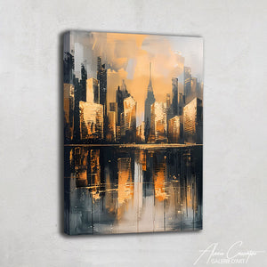 Tableau Bâtiment New York