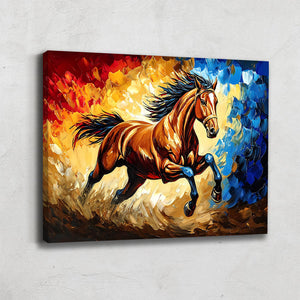 TABLEAU CHEVAL ART MODERNE