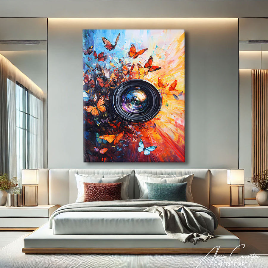 Tableau Moderne Couleur – mise en situation