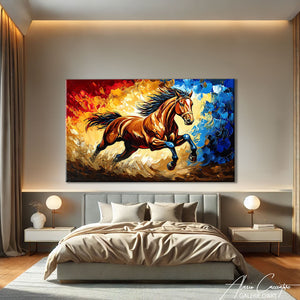 TABLEAU CHEVAL ART MODERNE