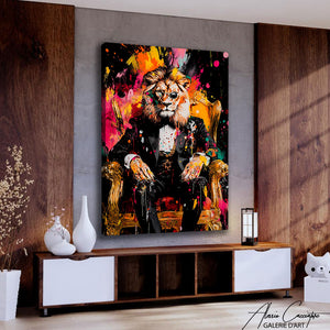 Cadre Lion Couleur
