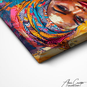 TABLEAU AFRICAIN CONTEMPORAIN Alessio Cacciatore