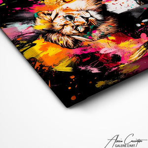 TABLEAU LION MAFIA AlessioCacciatore