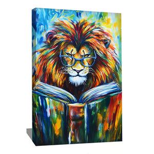 TABLEAU LION INTELLIGENT AlessioCacciatore