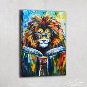 TABLEAU LION INTELLIGENT AlessioCacciatore