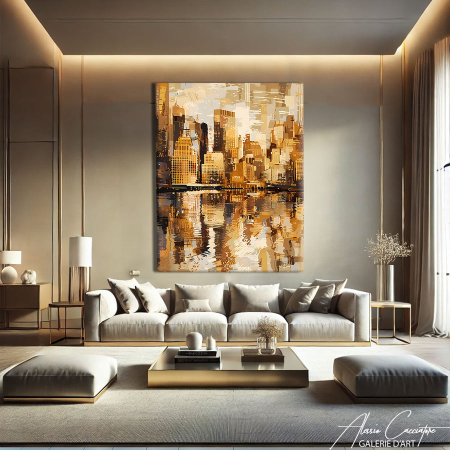 tableau gratte ciel new york – mise en situation