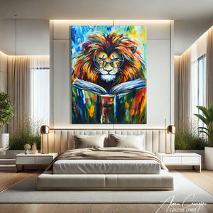 TABLEAU LION INTELLIGENT AlessioCacciatore