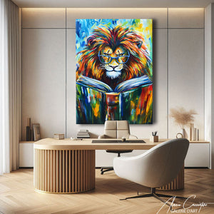 TABLEAU LION INTELLIGENT AlessioCacciatore