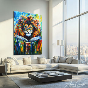 TABLEAU LION INTELLIGENT AlessioCacciatore