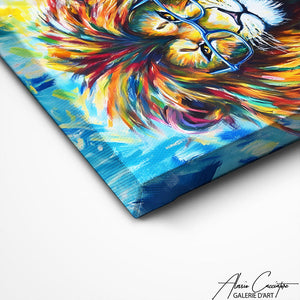 TABLEAU LION INTELLIGENT AlessioCacciatore