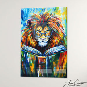 TABLEAU LION INTELLIGENT AlessioCacciatore