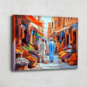 Tableau Souk Marrakech