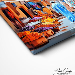 TABLEAU SOUK MARRAKECH AlessioCacciatore
