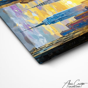 TABLEAU DECO ABSTRAIT NYC AlessioCacciatore