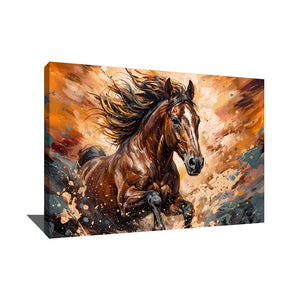 Tableau De Cheval Marron