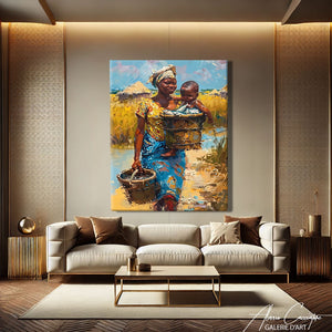 TABLEAU AFRICAIN MODERNE