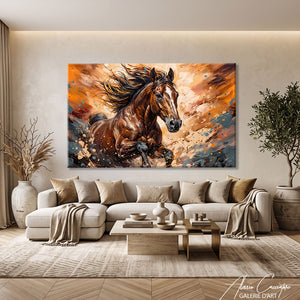 Peinture De Cheval Marron