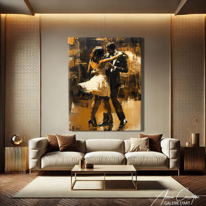 Contemporain Tableau Moderne Salon