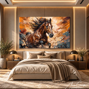 Toile De Cheval Marron