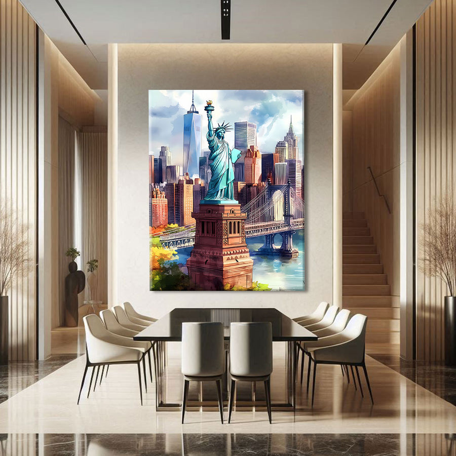 TABLEAU NEW YORK VILLE – mise en situation