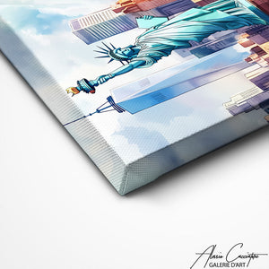 TABLEAU NEW YORK VILLE Alessio Cacciatore