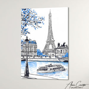 Cadre Paris Dessin