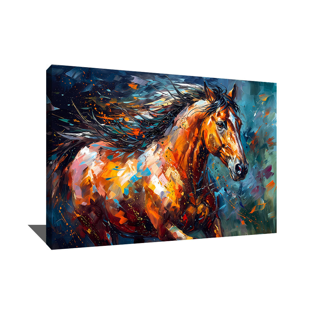 Tableau Cheval Au Galop