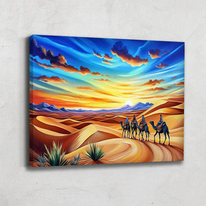 Tableau Chameau Desert