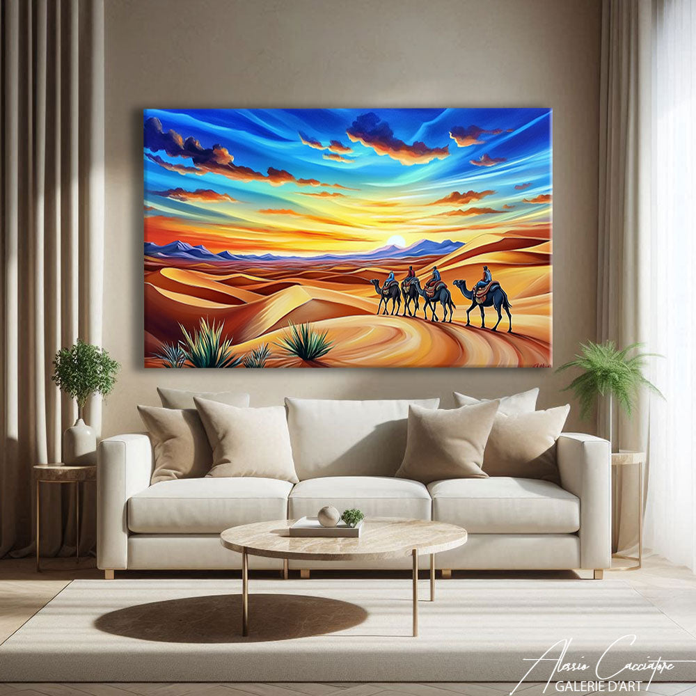 Tableau Chameau Desert