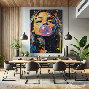 Tableau Coloré Pop Art